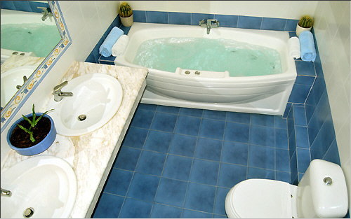 Bathroom and whirlpool