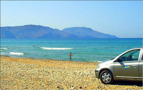 Kavros: View of Cape Drapanon